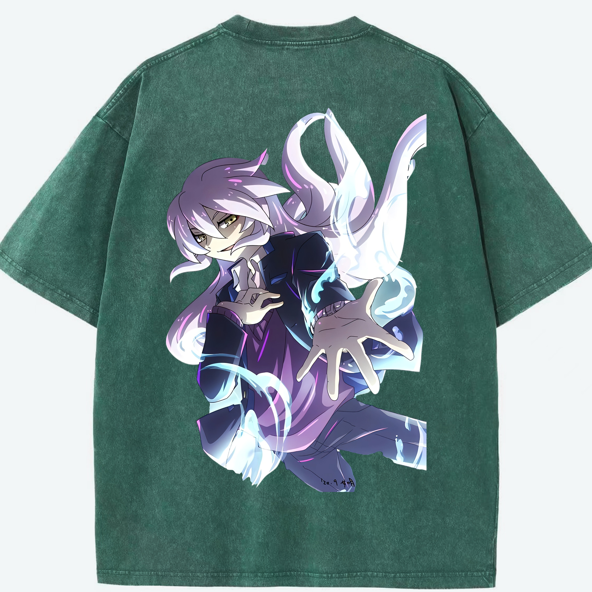 （画像用） 妖怪ウォッチ Yo-kai Watch 綿100% ヴィンテージ風 半袖Tシャツ（背面プリント）